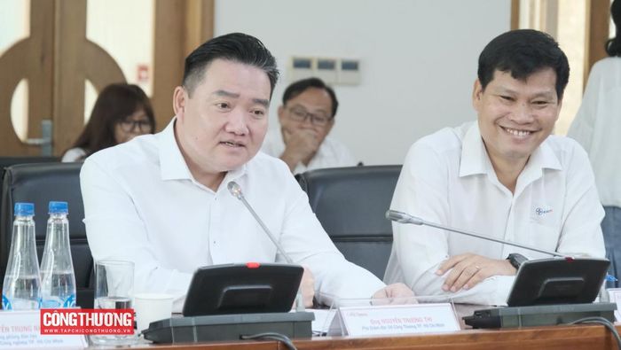 Ông Nguyễn Trường Thi - Phó Giám đốc Sở Công Thương TP. Hồ Chí Minh phát biểu.