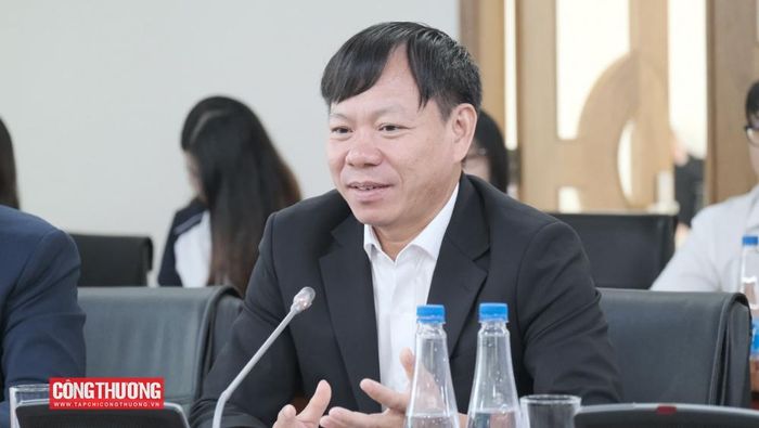 TS. Nguyễn Trung Nhân - Trưởng phòng Đào tạo, Trường Đại học Công nghiệp TP. Hồ Chí Minh phát biểu.