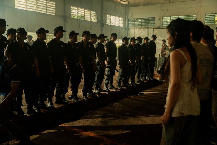 Một phân cảnh trong phim "Trại buôn người".