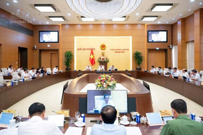 Quang cảnh phiên họp sáng 25/9. (Ảnh: Media Quốc hội).
