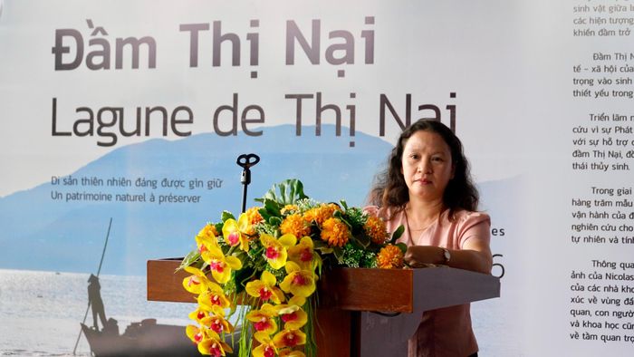 Bà Võ Cao Thị Mộng Hoài, Phó giám đốc Sở Khoa học và Công nghệ tỉnh Gia Lai.