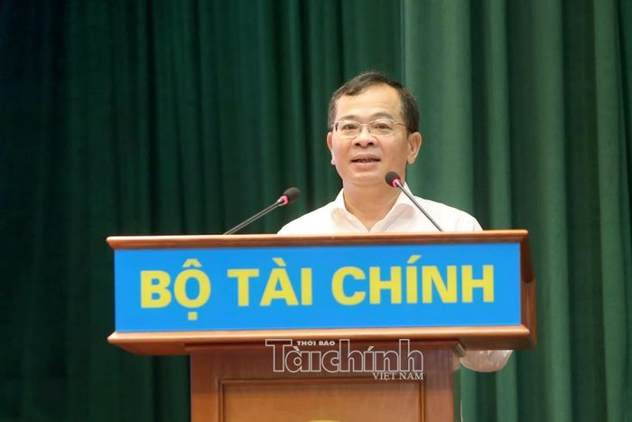 Cục trưởng Cục Quản lý công sản, Nguyễn Tân Thịnh phát biểu. Ảnh: Đức Minh