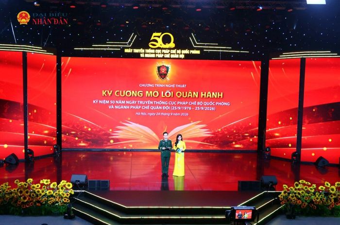 Chương trình nghệ thuật chính luận “Kỷ cương mở lối quân hành”.