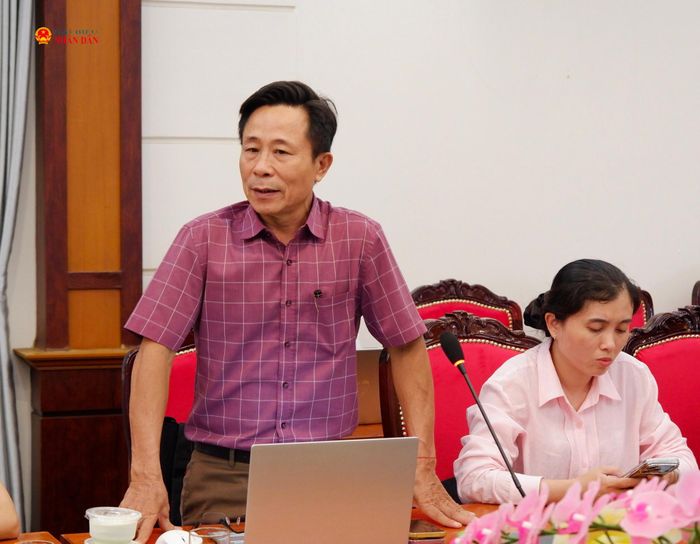 Đại diện Sở Nông nghiệp và Môi trường TP. Hồ Chí Minh Hoàng Hữu Môn phát biểu. Ảnh: Hoa Lê