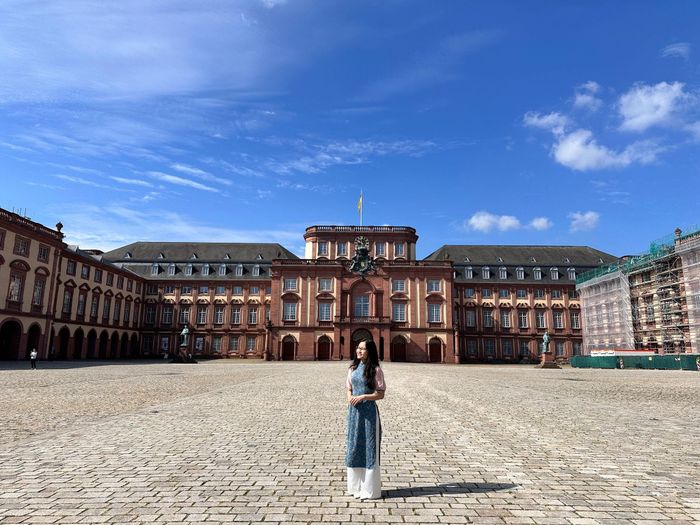 Thanh Bình tham gia trao đổi ở Mannheim, Đức. Ảnh: NVCC