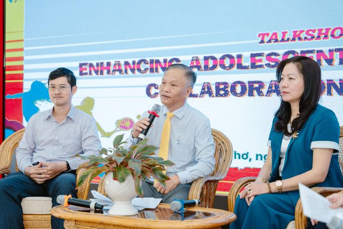 Phó giám đốc Sở Giáo dục và Đào tạo TP Cần Thơ Nguyễn Văn Hiền chia sẻ tại tọa đàm
