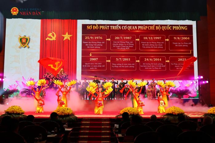 Sơ đồ phát triển cơ quan pháp chế Bộ Quốc phòng