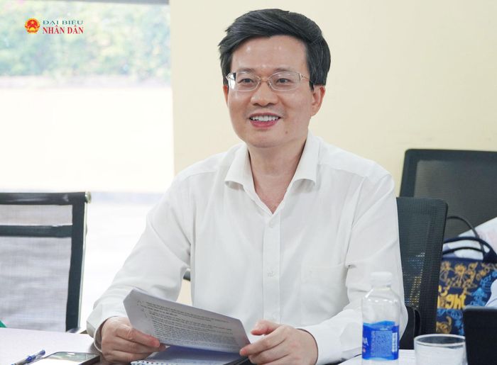 ĐBQH hoạt động chuyên trách tại Ủy ban Văn hóa và Xã hội Đỗ Chí Nghĩa phát biểu tại buổi làm việc