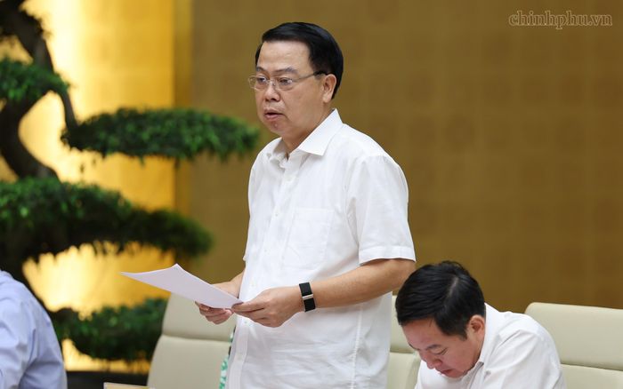  Thứ trưởng Bộ Tài chính Nguyễn Đức Chi khẳng định quy định về VAT phải được hiểu và áp dụng thống nhất trên toàn quốc. Ảnh: VGP. 