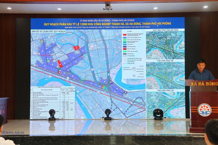 Khu công nghiệp Thanh Hà nằm trên địa bàn xã Hà Đông được quy hoạch với tổng diện tích khoảng 164,49 ha. Ảnh: Hà Lương.