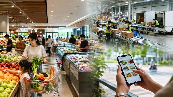 Lợi thế trong cuộc đua bán lẻ ngày càng phụ thuộc vào khả năng kết nối điểm bán, logistics, công nghệ và dữ liệu khách hàng