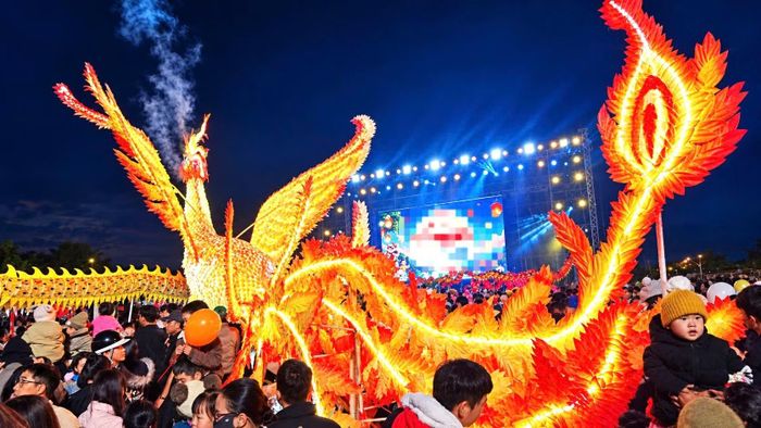 Lễ hội trung thu tối 24/9 tại Đà Lạt.