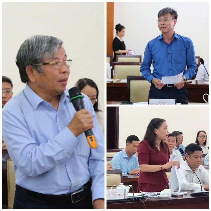 Các đại biểu trao đổi, thảo luận ý kiến tại hội thảo.
