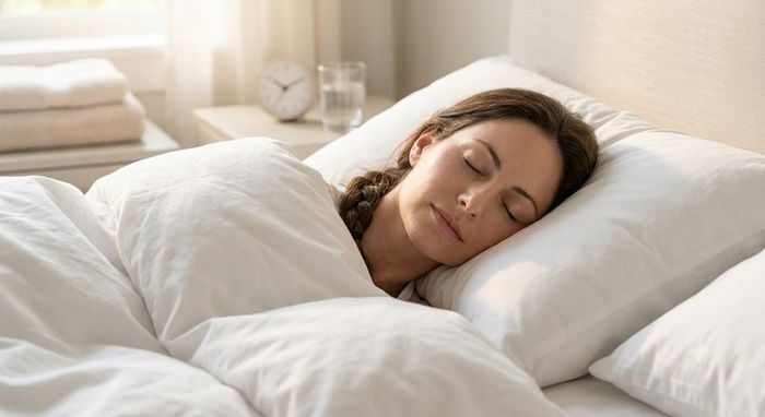 Ngủ đủ để giữ làn da khỏe mạnh. Ảnh minh họa