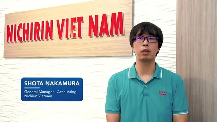 Ông Shota Nakamura - Giám đốc điều hành (Bộ phận kế toán Nichirin Việt Nam) cho rằng khi áp dụng giải pháp RFID của SATO giúp giám sát và kiểm kê kho hàng nhanh hơn.