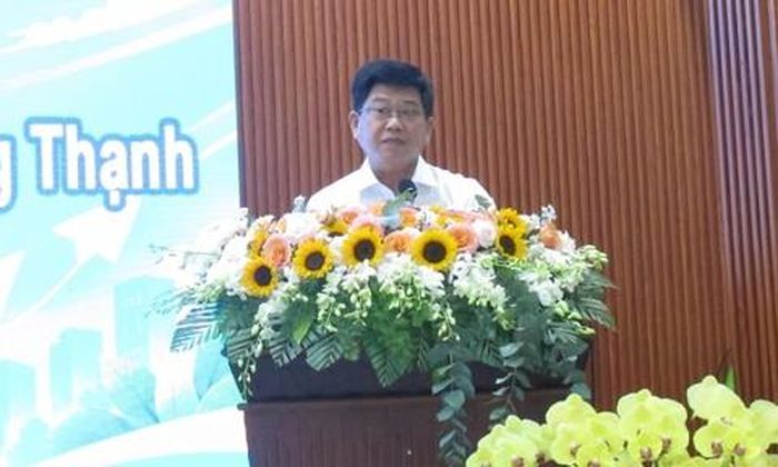 Ông Trương Văn Tánh (Phó Chủ tịch UBND xã Đông Thạnh) phát biểu chỉ đạo