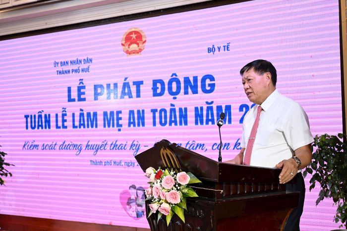 Thứ trưởng Bộ Y tế Đỗ Xuân Tuyên phát biểu. Ảnh: BYT