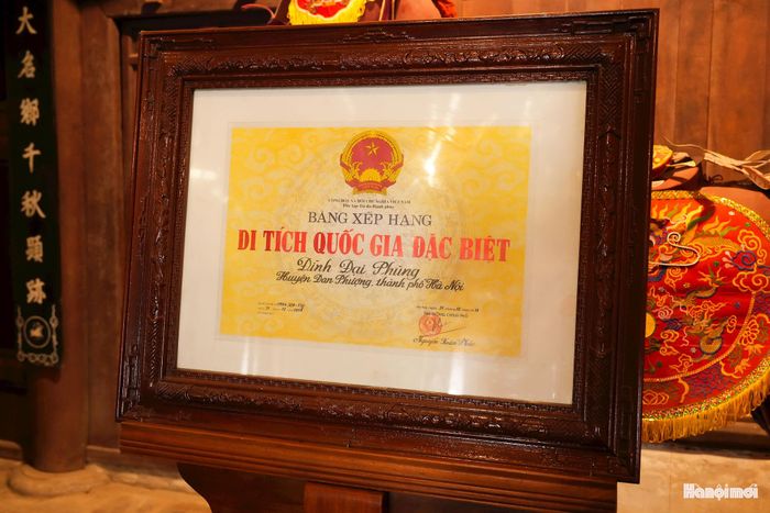 Năm 2019, đình được công nhận là Di tích quốc gia đặc biệt về kiến trúc nghệ thuật.