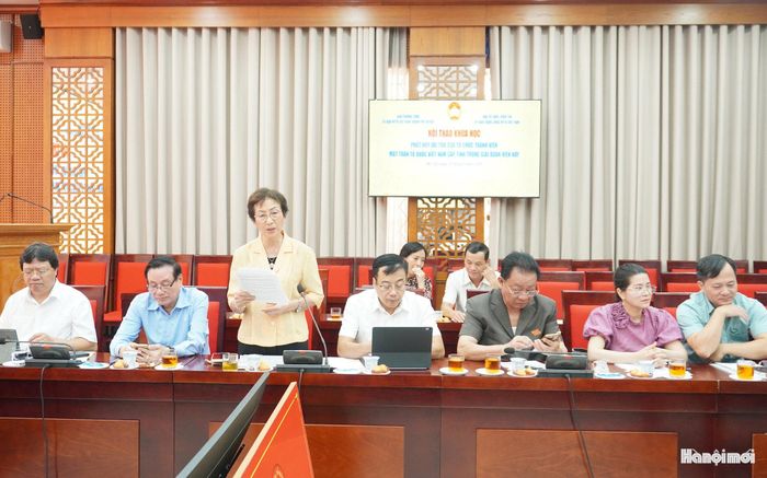 Hội thảo ghi nhận nhiều ý kiến của các chuyên gia, nhà khoa học, đại diện tổ chức thành viên. Ảnh: Lê Dung