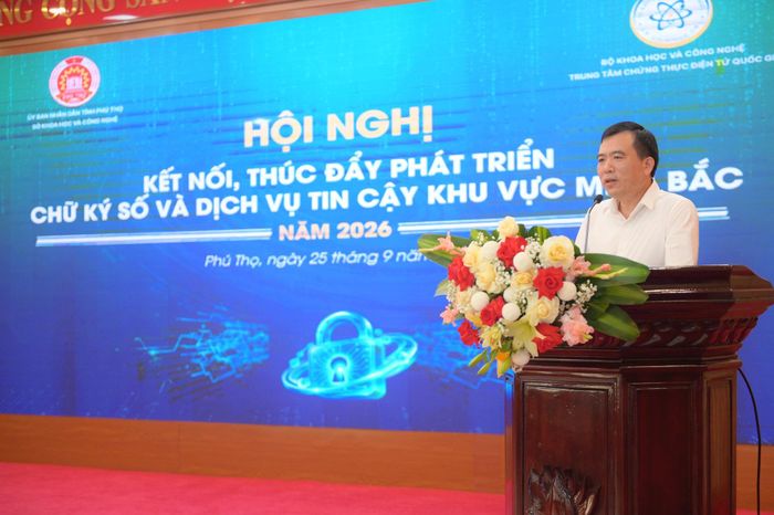 Giám đốc Sở Khoa học và Công nghệ tỉnh Phú Thọ Nguyễn Minh Tường. Ảnh: Thảo Anh