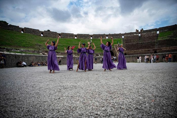 Tái hiện các nghi lễ văn hoá La Mã cổ đại. Ảnh: Pompeii Archaeological Park