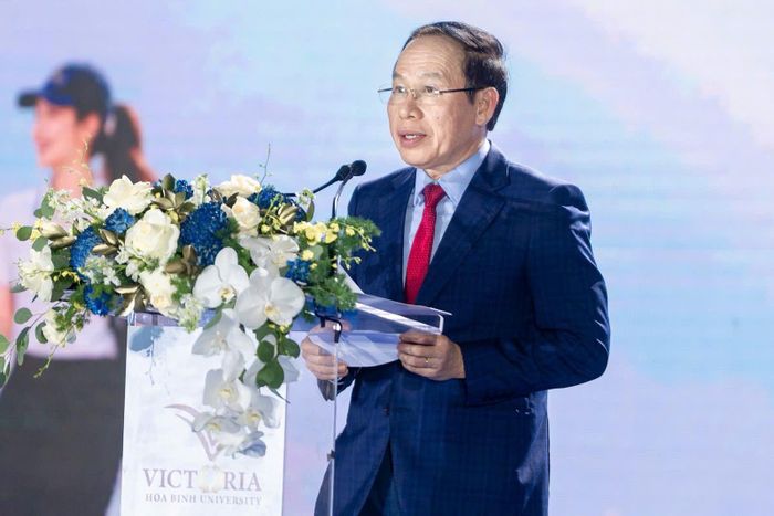 Phó Thủ tướng Chính phủ Lê Tiến Châu phát biểu tại buổi lễ. Ảnh: BTC