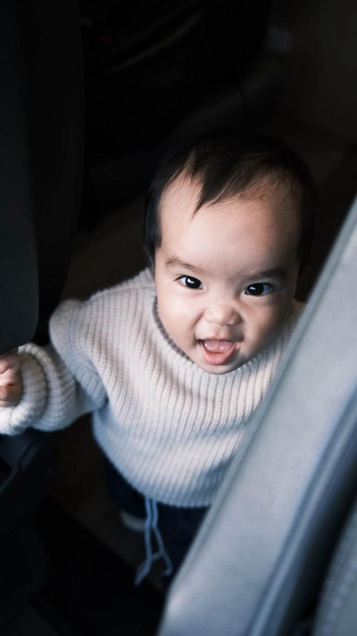 Bé Gạo và mẹ Vân.