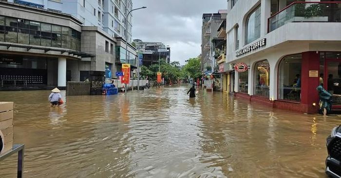 Bài toán chống ngập cho Hà Nội được các doanh nghiệp đặt ra. Ảnh: PV