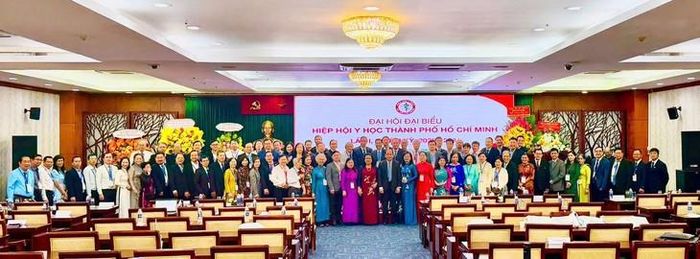 Các đại biểu tham dự Hiệp hội Y học TPHCM vào sáng 25/9.. Ảnh: Hiệp hội y học TPHCM cung cấp
