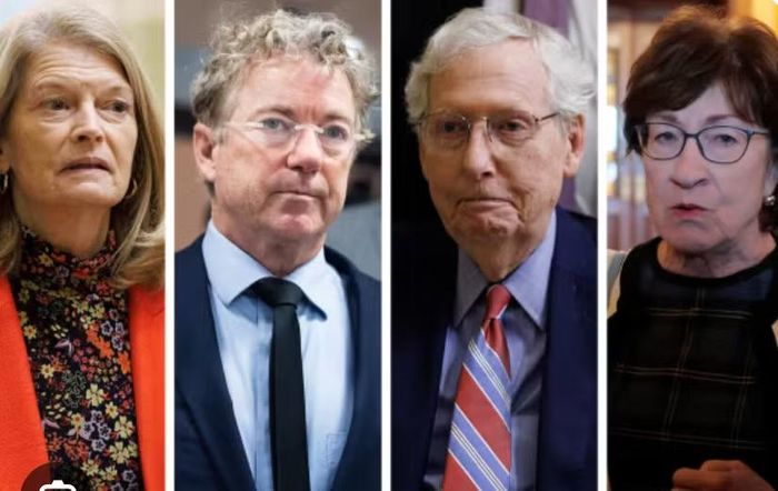 4 thượng nghị sĩ Cộng hòa Susan Collins, Lisa Murkowski, Rand Paul và Thom Tillis bỏ phiếu ủng hộ nghị quyết. Thượng nghị sĩ Dân chủ John Fetterman là người duy nhất trong đảng này bỏ phiếu chống, trong khi Thượng nghị sĩ Angela Alsobrooks không tham gia bỏ phiếu.