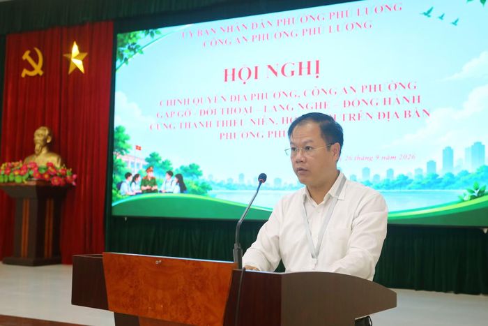 Đồng chí Lã Quang Thức – Phó Bí thư Đảng ủy, Chủ tịch UBND phường Phú Lương khẳng định chính quyền địa phương luôn đồng hành, không bỏ ai lại phía sau