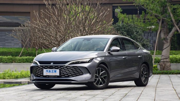  BYD Qin nằm trong diện triệu hồi tại Trung Quốc do đèn phanh. Ảnh: BYD. 
