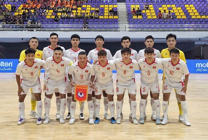 Đội tuyển futsal Việt Nam có thành tích bất bại tại Giải Continental Futsal Championship 2026