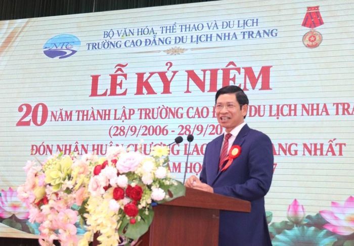 Thứ trưởng Bộ VHTTDL Hồ An Phong phát biểu