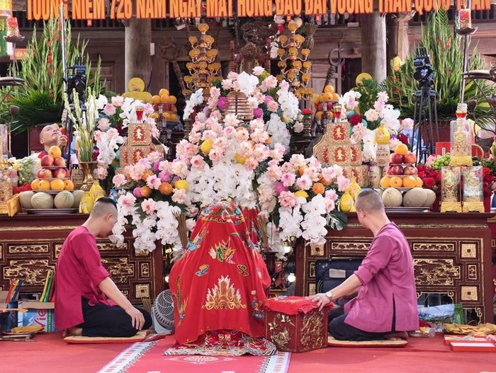 Liên hoan Thực hành nghi lễ Hầu Thánh tại đền Trần Thương trong ngày 26.9
