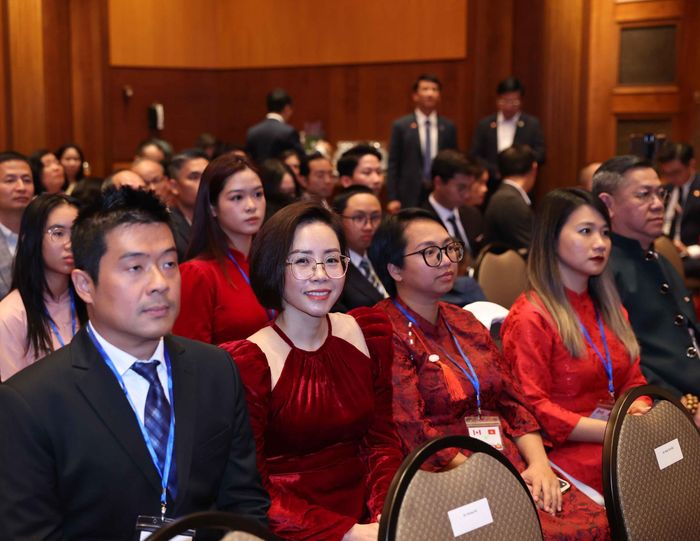 Các đại biểu tham dự buổi gặp mặt. Ảnh: Thống Nhất – TTXVN