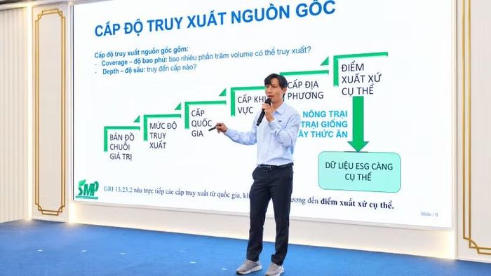 Chuyên gia trình bày tham luận tại hội thảo. (Ảnh: ITPC)