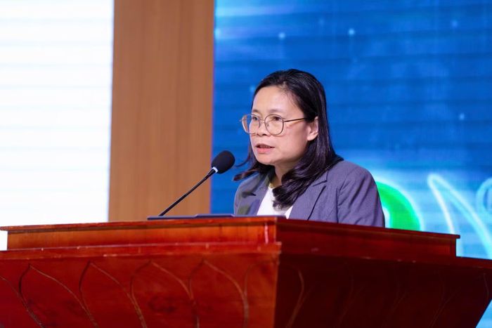 Tiến sĩ, Bác sĩ Nguyễn Thị Bích Ngọc chia sẻ tại hội thảo.