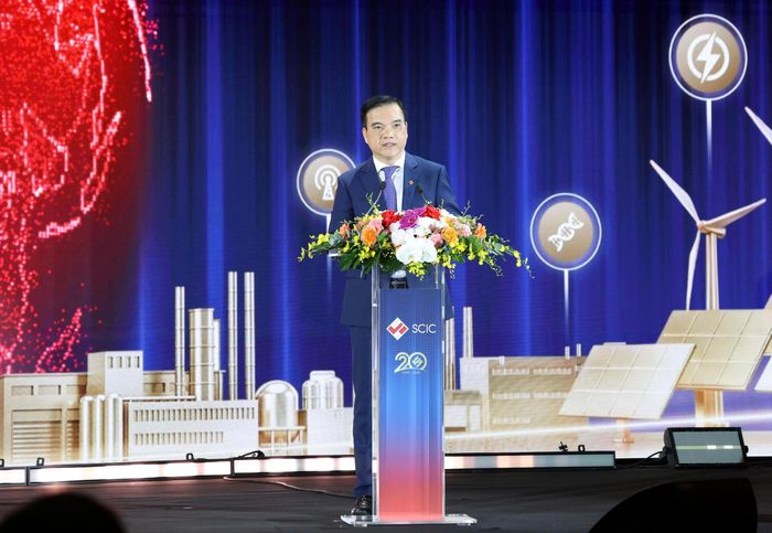  Chủ tịch Hội đồng thành viên SCIC Nguyễn Chí Thành phát biểu tại sự kiện. Ảnh: ĐỨC TUÂN 