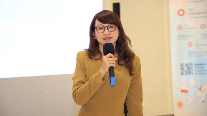 GSTS Nguyễn Thị Thanh Mai, Giám đốc ĐHQG TPHCM phát biểu tại hội thảo - Ảnh: THANH HÙNG 