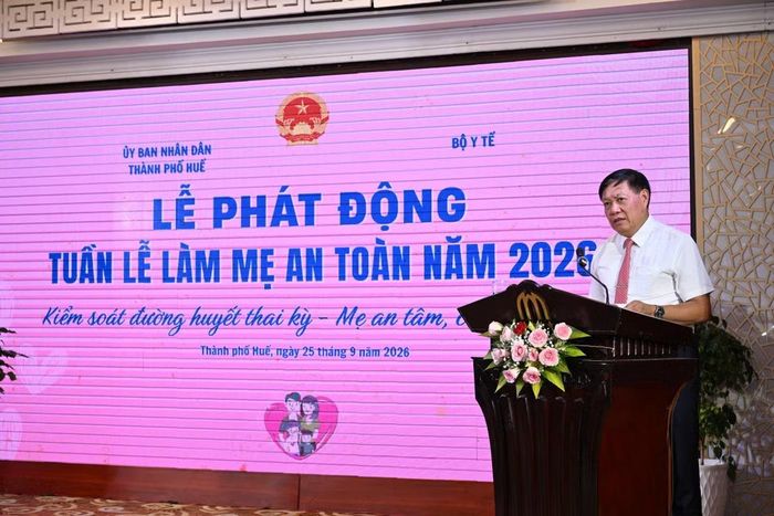Thứ trưởng Bộ Y tế Đỗ Xuân Tuyên phát biểu - Ảnh BVCC