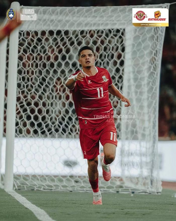 Indonesia thắng Singapore 2-0 để cùng Malaysia giành trọn 3 điểm ở lượt mở màn bảng A FIFA ASEAN Cup 2026. Ảnh: TimnasIndonesia.
