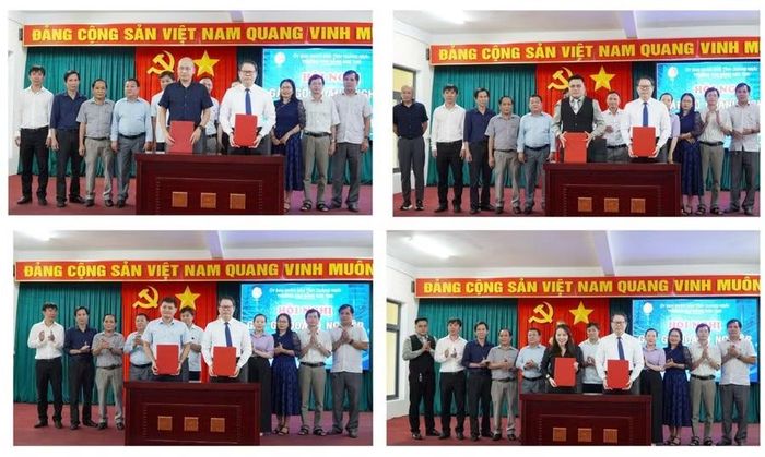 Ký kết Biên bản ghi nhớ hợp tác giữa Trường Cao đẳng Kon Tum và các doanh nghiệp đối tác, mở rộng mạng lưới liên kết đào tạo, thực tập và tuyển dụng. Ảnh: Thanh Thanh