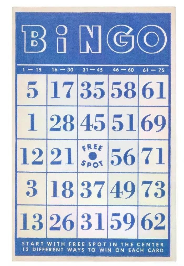 Những tấm thẻ bingo từng trở thành thú vui của Ronaldo trong thời gian khoác áo Man Utd, đồng thời giúp anh cải thiện tiếng Anh. Ảnh: Getty.