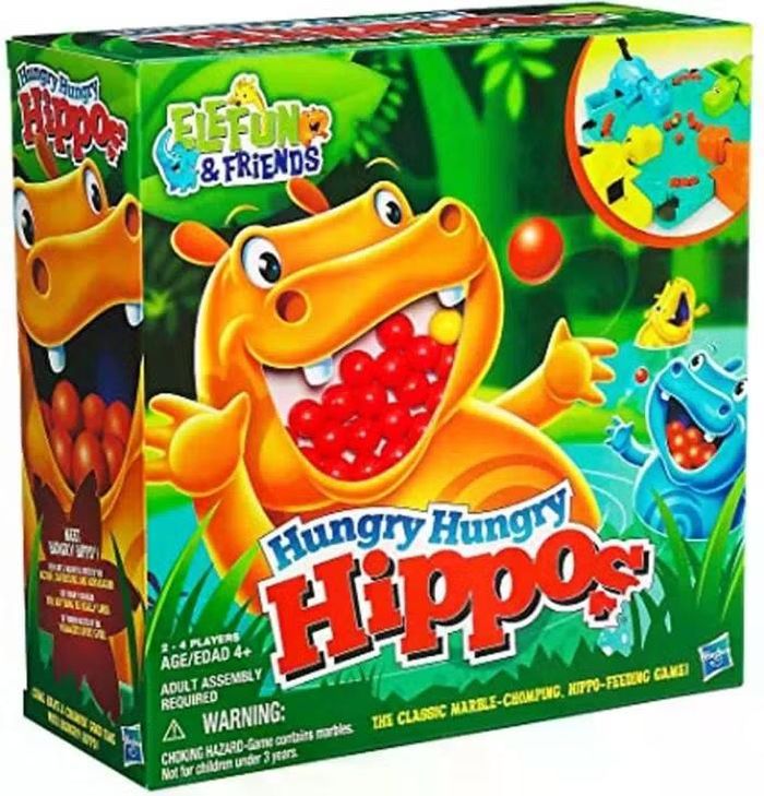 Hungry Hungry Hippos vốn là trò chơi dành cho trẻ em, nhưng lại giúp cựu hậu vệ Man Utd sở hữu một kỷ lục Guinness đặc biệt. Ảnh: Hungry Hungry Hippos.