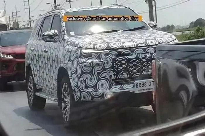 Toyota Fortuner thế hệ mới dự kiến ra mắt vào cuối năm nay.