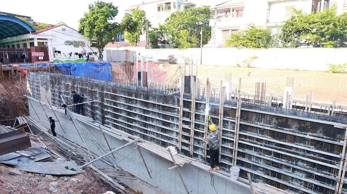 Công trình khẩn cấp Chống ngập úng khu vực đường Hoàng Văn Thụ, bảo đảm có thể vận hành trước ngày 31/3/2027. Ảnh: thainguyen.gov.vn