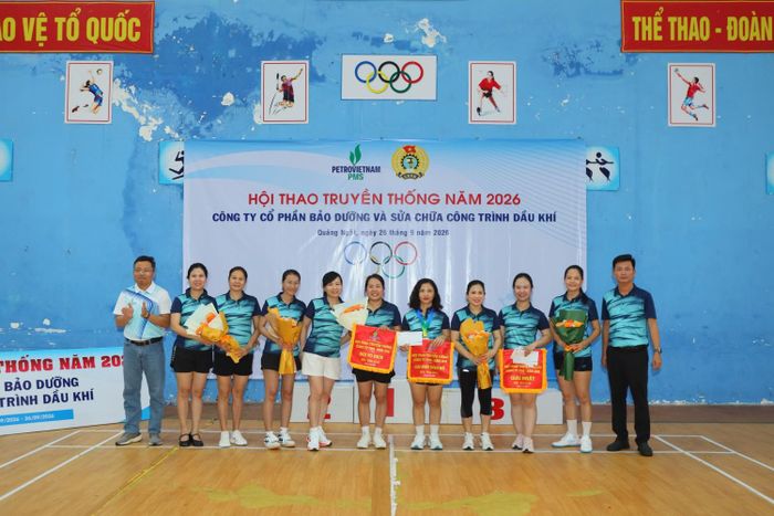 Đội bóng đá nữ PMS xuất sắc giành chức vô địch tại Hội thao PMS năm 2026.