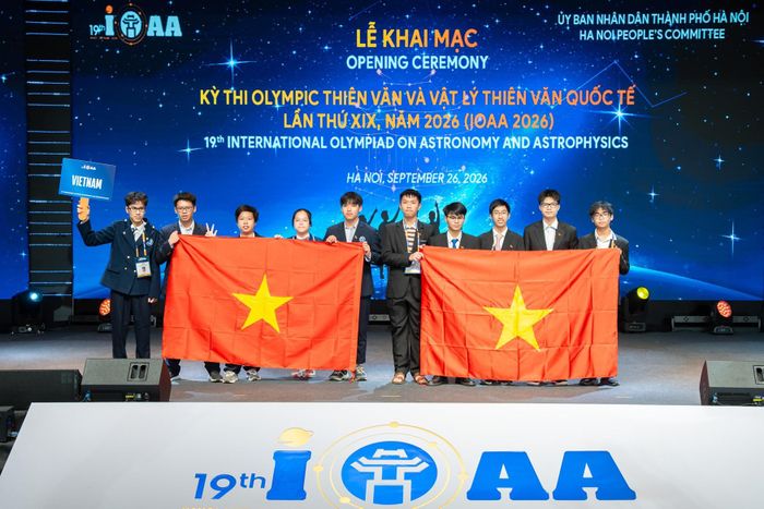 2 đội thi của Việt Nam tại Olympic Thiên văn và Vật lý thiên văn quốc tế năm 2026.