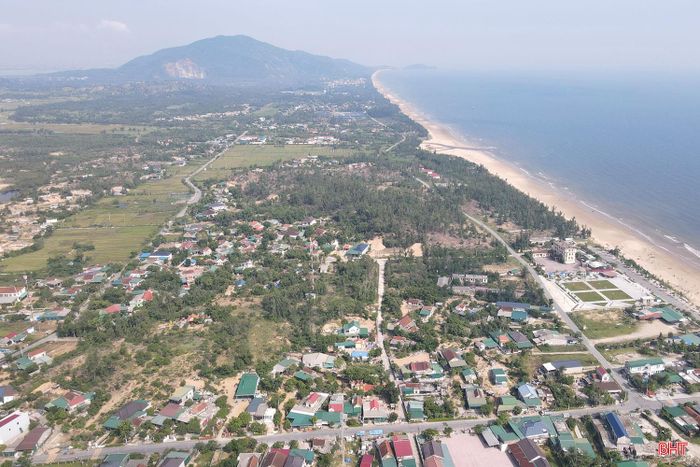 Xã Thạch Khê chú trọng xây dựng môi trường xanh, sạch, đẹp để thu hút du khách.